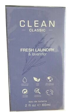 CLEAN Classic Fresh Laundry & Lavender Eau de Toilette - Lavender Packaging
